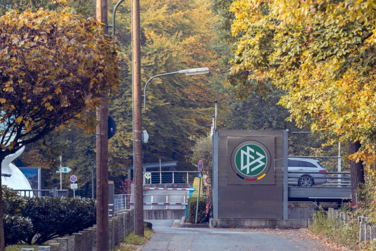 Der Hauptsitz des DFB in Frankfurt am Main.