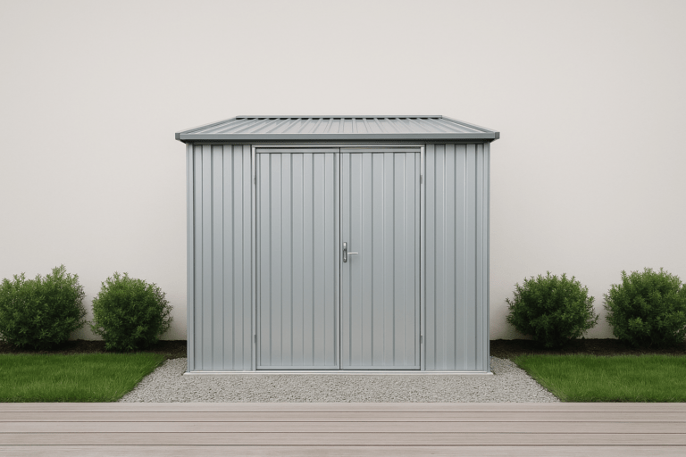 Effiziente Nutzung kleiner Gärten mit multifunktionalen Strukturen