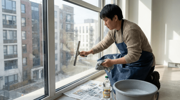 Fenster putzen: Warum Sie diesen einen Fehler endlich vermeiden sollten