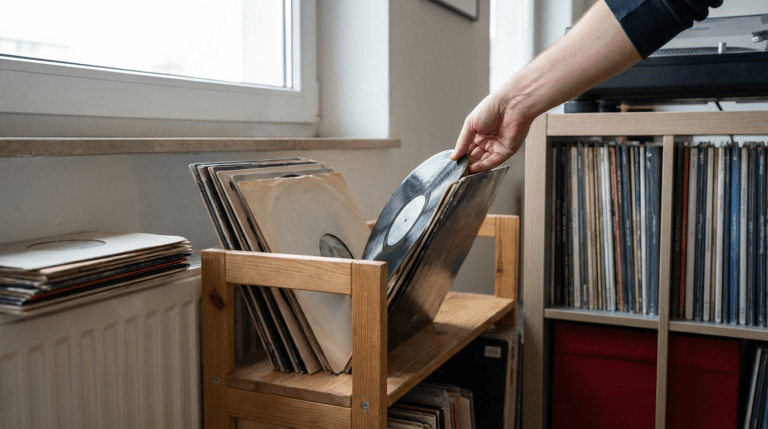 Schallplatten-Regale: Diese 3 Fehler zerstören Ihre Vinyl-Sammlung