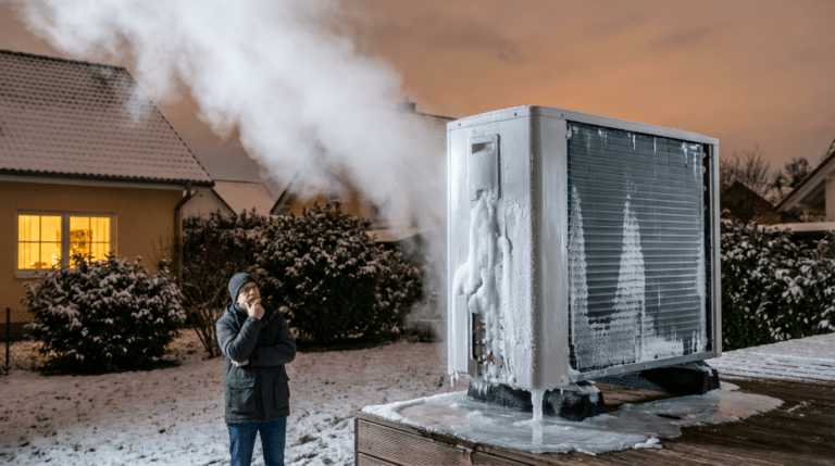 Wärmepumpe dampft plötzlich? Das steckt wirklich dahinter