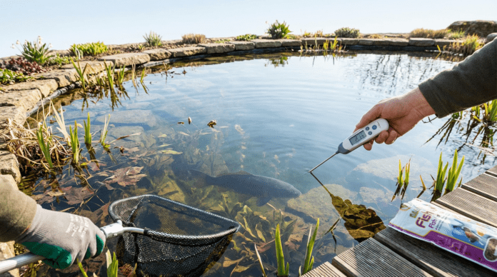 Gartenteich im Frühling: Warum Sie mit dem Füttern unbedingt warten müssen