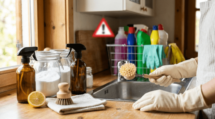 Putzmittel-Gefahr: Warum diese 5 Hausmittel Chemiebomben schlagen
