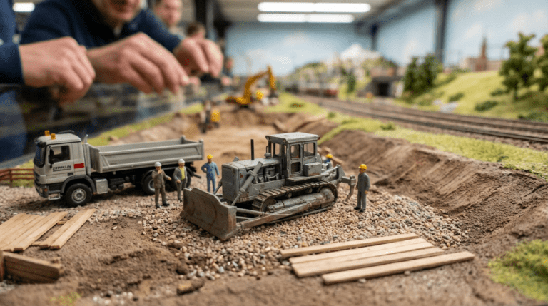 Warum diese grauen Baumaschinen im Miniatur Wunderland für Aufsehen sorgen