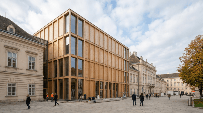 Wiener MuseumsQuartier: Dieser neue Holzbau für 39 Millionen Euro überrascht