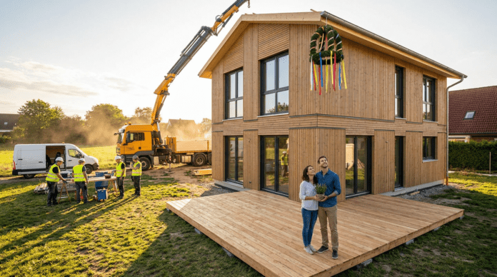 Hausbau in Rekordzeit: Warum dieses Haus in nur 3 Tagen fix und fertig stand