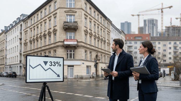 Preise um 33% gefallen: Warum Experten jetzt zum Kauf von Zinshäusern raten