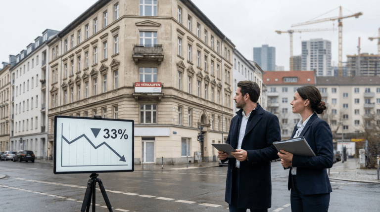 Preise um 33% gefallen: Warum Experten jetzt zum Kauf von Zinshäusern raten