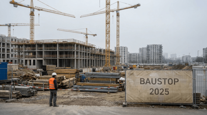 Baukrise 2025: Experten warnen vor dramatischem Stillstand am Bau